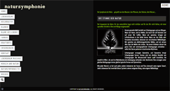 Desktop Screenshot of natursymphonie.com